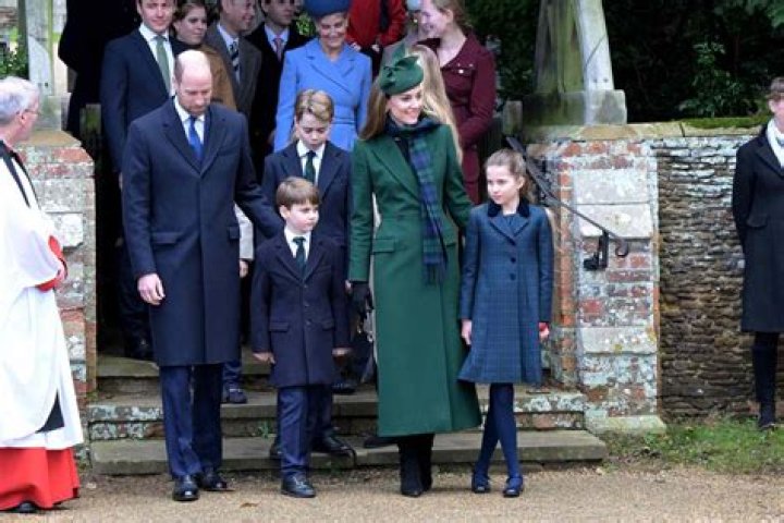 British royal family attend Christmas Day church service
